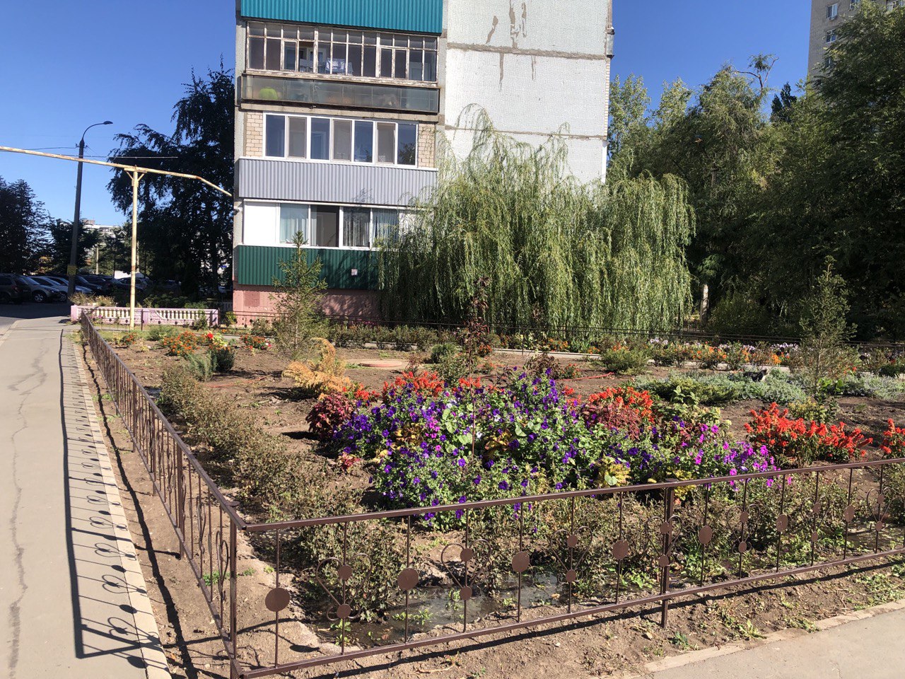 Глава города Балаково Леонид Родионов осмотрел благоустройство ТОСа «Мечта»